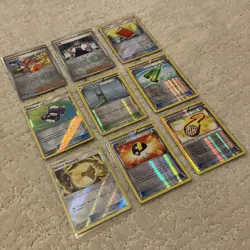 Lot of (9) Pokemon TCG Cards Trainer Holo Rare NM - Image 3