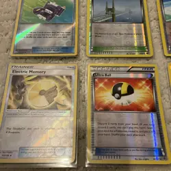 Lot of (9) Pokemon TCG Cards Trainer Holo Rare NM - Image 4