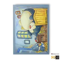 Munchlax & Snorlax Bedroom 65 Card Sleeves | Van Gogh Museum X Pokemon Center - Image 1