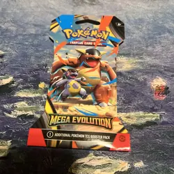 Pokemon Mega Evolution Booster Pack - 10 Cards / Pack - kangaskhan art sealed - Image 1