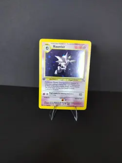 Pokemon Cards: Fossil 1st Edition Rare: Haunter 21/62 - Image 1