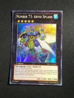 Yu-Gi-Oh! Number 73: Abyss Splash DRLG-EN040 1st Edition Super Rare NM - Image 1