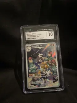 CGC Gem Mint 10 Excadrill 174/162 Sv05: Temporal Forces IR Pokemon Card - Image 2