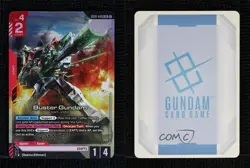2025 Gundam Card Game Newtype Rising GD01 LR Buster Gundam #GD01-046 - Image 3