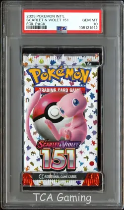 PSA 10 GEM MINT Scarlet & Violet 151 SEALED Pokemon Card Booster Pack 912 - Image 1