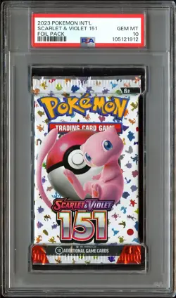 PSA 10 GEM MINT Scarlet & Violet 151 SEALED Pokemon Card Booster Pack 912 - Image 2