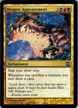 Magic the Gathering Foil Dragon Appeasement Alara Reborn MTG Free Shipping! - Image 1