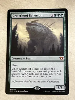 Craterhoof Behemoth Commander Masters Regular - Image 1