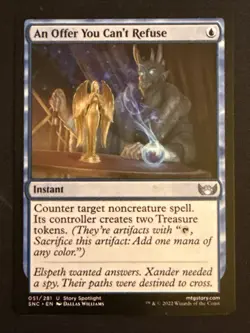 1x An Offer You Can't Refuse (051) Streets of New Capenna LP MTG Magic x1 MKE - Image 1