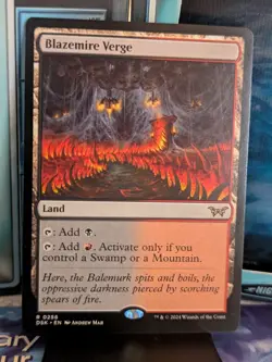 Blazemire Verge MTG Duskmourn: House of Horror Regular - Image 1