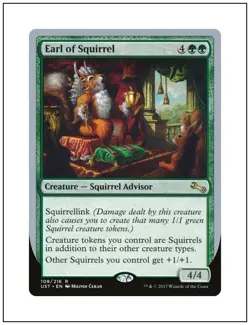 1x Earl of Squirrel, Magic the Gathering, MTG NM - Image 1