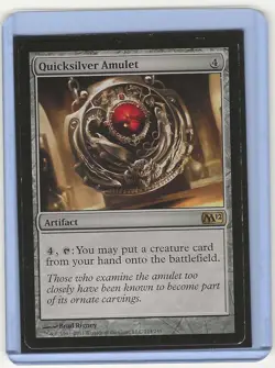Quicksilver Amulet Core Set 2012 (M12) Regular Moderate play - Image 1