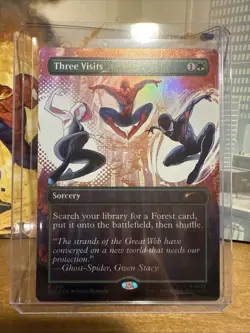 Three Visits R1991 Foil - Secret Lair Marvel x Magic Lucas Werneck NM Spider-Man - Image 1