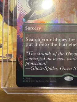 Three Visits R1991 Foil - Secret Lair Marvel x Magic Lucas Werneck NM Spider-Man - Image 2