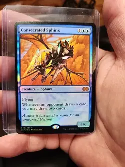 Consecrated Sphinx Foil Double Masters 2022 MTG Magic the Gathering English - Image 1