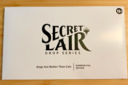 MTG Secret Lair: Dogs Are Better Than Cats RAINBOW FOIL - Sealed - Image 1
