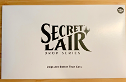 MTG Secret Lair: Dogs Are Better Than Cats REGULAR (non-holo) - Sealed - Image 1