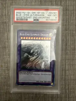 Yu-Gi-Oh Blue-Eyes Ultimate Dragon Ghost Rare 1st Edition GFP2-EN181 PSA 8 - Image 1