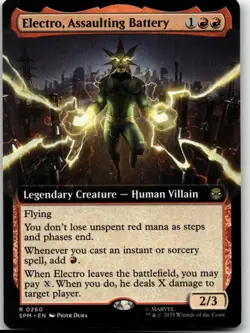 MTG: Electro, Assaulting Battery (Extended Art) - Marvel's Spider-Man #260 R Nor - Image 1