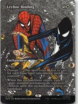 MTG: Leyline Binding (Borderless) - Marvel Universe Eternal-Legal #2 M Normal NM - Image 1
