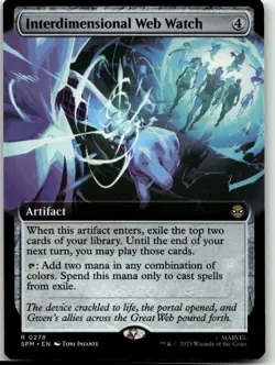 MTG: Interdimensional Web Watch (Extended Art) - Marvel's Spider-Man #278 R Norm - Image 1