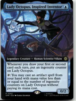 MTG: Lady Octopus, Inspired Inventor (Extended Art) - Marvel's Spider-Man #252 R - Image 1