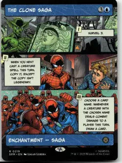 MTG: The Clone Saga (Borderless) - Marvel's Spider-Man #219 R Normal NM - Image 1