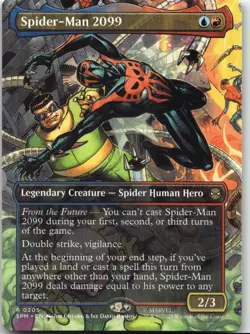 MTG: Spider-Man 2099 (0205) (Borderless) - Marvel's Spider-Man #205 R Normal NM - Image 1