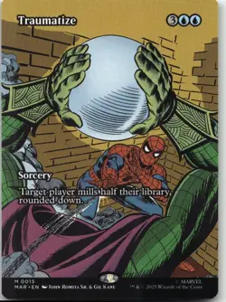 MTG: Traumatize (Borderless) - Marvel Universe Eternal-Legal #15 M Normal NM - Image 1