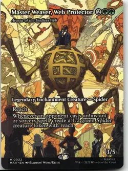 MTG: Master Weaver, Web Protector - Arasta of the Endless Web (Borderless) - Mar - Image 1