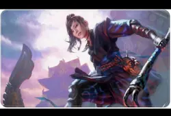 Ultra Pro-Commander Series #2: Allied - Yuriko Stitched Playmat for Magic: The G - Image 3