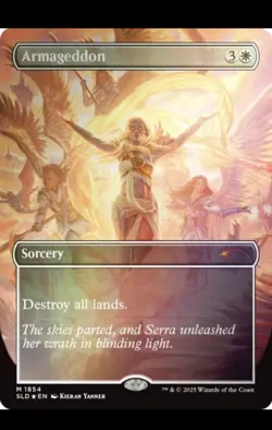 MTG Secret Lair Artist Series Kieran Yanner Foil Armageddon PRESALE - - Image 1