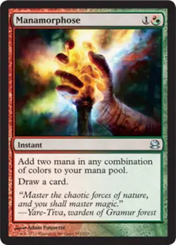 MTG Manamorphose, Modern Masters, Heavily Played, English - Image 1