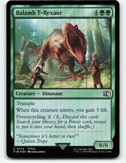 Balamb T-Rexaur Final Fantasy Foil MTG 0173 - Image 1