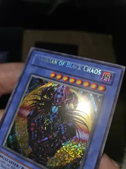 Yugioh Magician of Black Chaos PP01-EN001 Secret Rare Misprint - Image 2