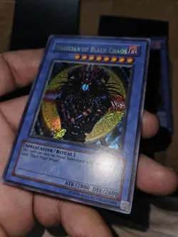 Yugioh Magician of Black Chaos PP01-EN001 Secret Rare Misprint - Image 5
