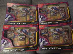 (Lot of 4) Pokemon Mega Evolutions MEGA LATIAS EX BOX BOXES u get all pictured - Image 1