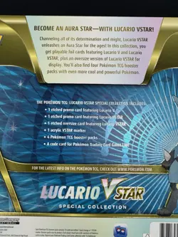 Pokemon TCG: Lucario V Star Special Collection (4 Packs) - Factory Sealed NEW - Image 5