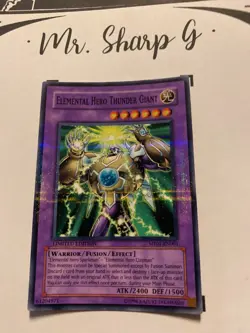 ELEMENTAL HERO THUNDER GIANT - LIMITED EDITION MF01-EN001 ENGLISH Yu Gi Oh! CARD - Image 5