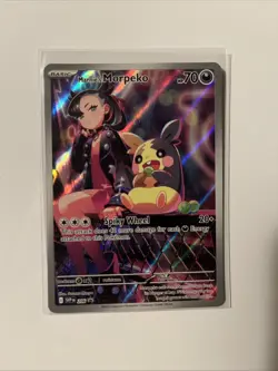 Pokemon TCG Marnie's Morpeko SVP 206 Black Star Promo - Image 1