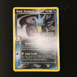 Dark Golduck 35/109 Team Rocket Returns Reverse Holo Stamp Ex 2005 Pokemon LOOK - Image 1
