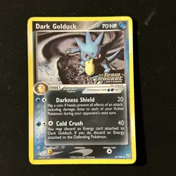 Dark Golduck 35/109 Team Rocket Returns Reverse Holo Stamp Ex 2005 Pokemon LOOK - Image 2