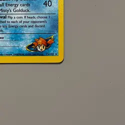 Misty's Golduck 12/132 1st Edition Holo Gym Challenge Pokemon TCG MP - Image 4