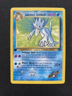 Sabrina's Golduck - 30/132 1st Edition Gym Challenge - NM - Pokemon TCG - Image 1