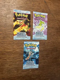 POKEMON EX CRYSTAL GUARDIANS BOOSTER PACK 3/4 ARTWORKS (empty) - Image 1