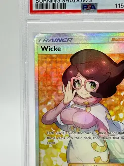 2017 Pokemon Sun & Moon Burning Shadows: Wicke #147 - PSA 7 - Image 3