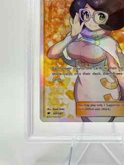 2017 Pokemon Sun & Moon Burning Shadows: Wicke #147 - PSA 7 - Image 5