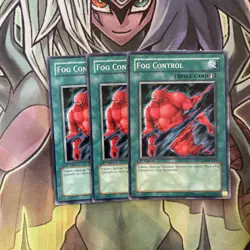 GLAS-EN051 x3 Fog Control Common Excellent Condition Yugioh - Image 1