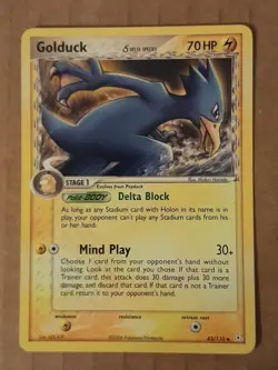 Pokemon Golduck 41/110 ex Holon Phantoms NM-MT See Pictures - Image 1