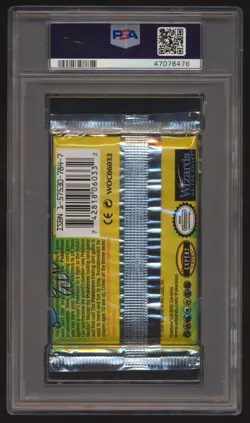 1999 Pokemon Wizard Of The Coast Base Foil Booster Pack Venusaur Art PSA 10 GM - Image 2